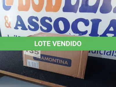 LOTE 135 - 01 - JOGO DE PANELA TRAMONTINA 15 PEÇAS (NO ESTADO, NÃO SABEMOS SE FUNCIONA. LEILÃO NÃO TEM GARANTIA E NEM DEVOLUÇÃO, SUJEITO A POSSÍVEIS AVARIAS VISÍVEIS/OCULTAS E/OU AUSÊNCIA DE COMPONENTES)