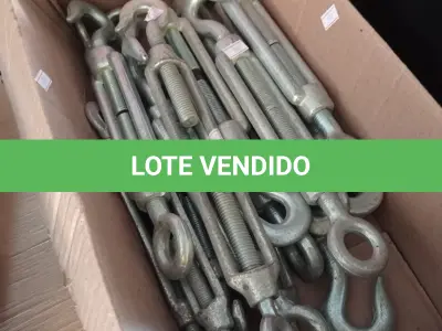 LOTE 307 - 01 LOTE COM VÁRIOS ESTICADORES PARA CABO DO AÇO. (NO ESTADO) ATENÇÃO! FAZER A VISITAÇÃO ANTES DE ARREMATAR, NÃO SABEMOS SE FUNCIONA. LEILÃO NÃO TEM GARANTIA E NEM DEVOLUÇÃO, SUJEITO A POSSÍVEIS AVARIAS VISÍVEIS/OCULTAS E/OU AUSÊNCIA DE COMPONENTES.