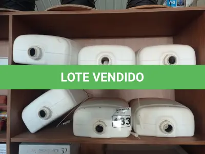 LOTE 133 - 06 CAIXAS DE DESCARGA MARCAS E MODELOS DIVERSOS. (NO ESTADO) ATENÇÃO! FAZER A VISITAÇÃO ANTES DE ARREMATAR, NÃO SABEMOS SE FUNCIONA. LEILÃO NÃO TEM GARANTIA E NEM DEVOLUÇÃO, SUJEITO A POSSÍVEIS AVARIAS VISÍVEIS/OCULTAS E/OU AUSÊNCIA DE COMPONENTES.