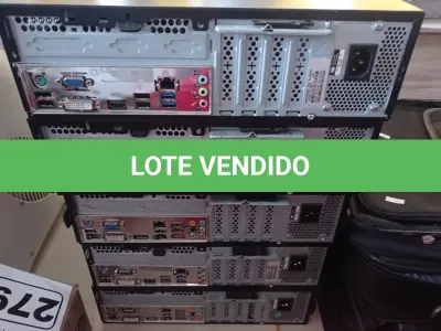 LOTE 276 - 05 CPU’S MARCAS POSITIVO. (NO ESTADO) ATENÇÃO! FAZER A VISITAÇÃO ANTES DE ARREMATAR, NÃO SABEMOS SE FUNCIONA. LEILÃO NÃO TEM GARANTIA E NEM DEVOLUÇÃO, SUJEITO A POSSÍVEIS AVARIAS VISÍVEIS/OCULTAS E/OU AUSÊNCIA DE COMPONENTES.
