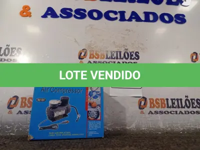 LOTE 065 - 01 COMPRESSOR DE AR PORTÁTIL 12V. (NO ESTADO) ATENÇÃO! FAZER A VISITAÇÃO ANTES DE ARREMATAR, NÃO SABEMOS SE FUNCIONA. LEILÃO NÃO TEM GARANTIA E NEM DEVOLUÇÃO, SUJEITO A POSSÍVEIS AVARIAS VISÍVEIS/OCULTAS E/OU AUSÊNCIA DE COMPONENTES.