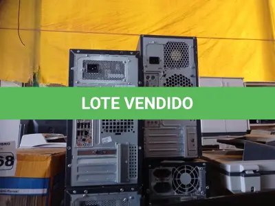 LOTE 367 - 04 CPU’S MARCAS E MODELOS DIVERSOS. (NO ESTADO) ATENÇÃO! FAZER A VISITAÇÃO ANTES DE ARREMATAR, NÃO SABEMOS SE FUNCIONA. LEILÃO NÃO TEM GARANTIA E NEM DEVOLUÇÃO, SUJEITO A POSSÍVEIS AVARIAS VISÍVEIS/OCULTAS E/OU AUSÊNCIA DE COMPONENTES.