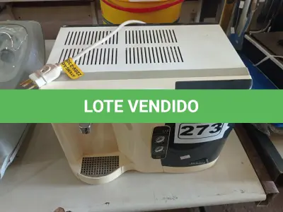 LOTE 273 - 01 PURIFICADOR DE ÁGUA REFRIGERADO MARCA EUROPA 220V. (NO ESTADO) ATENÇÃO! FAZER A VISITAÇÃO ANTES DE ARREMATAR, NÃO SABEMOS SE FUNCIONA. LEILÃO NÃO TEM GARANTIA E NEM DEVOLUÇÃO, SUJEITO A POSSÍVEIS AVARIAS VISÍVEIS/OCULTAS E/OU AUSÊNCIA DE COMPONENTES.
