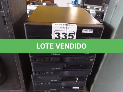LOTE 335 - 05 CPU’S MARCAS POSITIVO. (NO ESTADO) ATENÇÃO! FAZER A VISITAÇÃO ANTES DE ARREMATAR, NÃO SABEMOS SE FUNCIONA. LEILÃO NÃO TEM GARANTIA E NEM DEVOLUÇÃO, SUJEITO A POSSÍVEIS AVARIAS VISÍVEIS/OCULTAS E/OU AUSÊNCIA DE COMPONENTES.