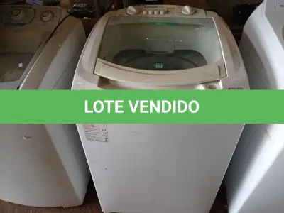 LOTE 345 - 01 LAVADORA DE ROUPAS 10KG MARCA CÔNSUL 220V. (NO ESTADO) ATENÇÃO! FAZER A VISITAÇÃO ANTES DE ARREMATAR, NÃO SABEMOS SE FUNCIONA. LEILÃO NÃO TEM GARANTIA E NEM DEVOLUÇÃO, SUJEITO A POSSÍVEIS AVARIAS VISÍVEIS/OCULTAS E/OU AUSÊNCIA DE COMPONENTES.