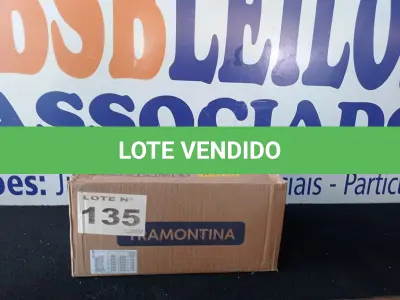 LOTE 135 - 01 - JOGO DE PANELA TRAMONTINA 15 PEÇAS (NO ESTADO, NÃO SABEMOS SE FUNCIONA. LEILÃO NÃO TEM GARANTIA E NEM DEVOLUÇÃO, SUJEITO A POSSÍVEIS AVARIAS VISÍVEIS/OCULTAS E/OU AUSÊNCIA DE COMPONENTES)