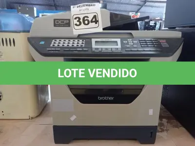 LOTE 364 - 01 IMPRESSORA MULTIFUNCIONAL MARCA BROTHER MODELO MFC-8890DW. (NO ESTADO) ATENÇÃO! FAZER A VISITAÇÃO ANTES DE ARREMATAR, NÃO SABEMOS SE FUNCIONA. LEILÃO NÃO TEM GARANTIA E NEM DEVOLUÇÃO, SUJEITO A POSSÍVEIS AVARIAS VISÍVEIS/OCULTAS E/OU AUSÊNCIA DE COMPONENTES.