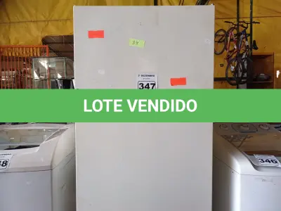 LOTE 347 - 01 GELADEIRA MARCA BRASTEMP 220V. (NO ESTADO) ATENÇÃO! FAZER A VISITAÇÃO ANTES DE ARREMATAR, NÃO SABEMOS SE FUNCIONA. LEILÃO NÃO TEM GARANTIA E NEM DEVOLUÇÃO, SUJEITO A POSSÍVEIS AVARIAS VISÍVEIS/OCULTAS E/OU AUSÊNCIA DE COMPONENTES.