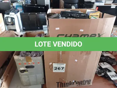 LOTE 267 - 01 LOTE COM GRANDE QUANTIDADE DE MATERIAL DE ESCRITÓRIO DIVERSOS. (NO ESTADO) ATENÇÃO! FAZER A VISITAÇÃO ANTES DE ARREMATAR, NÃO SABEMOS SE FUNCIONA. LEILÃO NÃO TEM GARANTIA E NEM DEVOLUÇÃO, SUJEITO A POSSÍVEIS AVARIAS VISÍVEIS/OCULTAS E/OU AUSÊNCIA DE COMPONENTES.