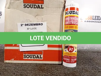 LOTE 234 - 12 TUBOS DE SILICONE NEUTRO PARA CONSTRUÇÃO 340G BRANCO. (NO ESTADO) ATENÇÃO! FAZER A VISITAÇÃO ANTES DE ARREMATAR, NÃO SABEMOS SE FUNCIONA. LEILÃO NÃO TEM GARANTIA E NEM DEVOLUÇÃO, SUJEITO A POSSÍVEIS AVARIAS VISÍVEIS/OCULTAS E/OU AUSÊNCIA DE COMPONENTES.