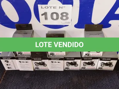 LOTE 108 - 53 – SUPORTES CELULAR PARA MOTOS.(APROXIMADAMENTE) (NO ESTADO, NÃO SABEMOS SE FUNCIONA. LEILÃO NÃO TEM GARANTIA E NEM DEVOLUÇÃO, SUJEITO A POSSÍVEIS AVARIAS VISÍVEIS/OCULTAS E/OU AUSÊNCIA DE COMPONENTES)