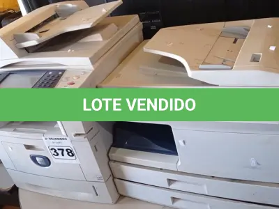 LOTE 378 - 02 IMPRESSORAS MULTIFUNCIONAL SENDO 01 XEROS PHASER 3635MFP E 01 SHARP AL-2040CS. (NO ESTADO) ATENÇÃO! FAZER A VISITAÇÃO ANTES DE ARREMATAR, NÃO SABEMOS SE FUNCIONA. LEILÃO NÃO TEM GARANTIA E NEM DEVOLUÇÃO, SUJEITO A POSSÍVEIS AVARIAS VISÍVEIS/OCULTAS E/OU AUSÊNCIA DE COMPONENTES.