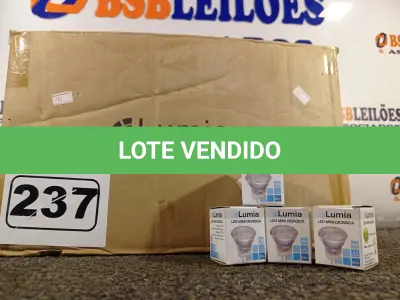 LOTE 237 - 01 LOTE COM APROXIMADAMENTE 80 LÂMPADAS DICROICA 1W 220V. (NO ESTADO) ATENÇÃO! FAZER A VISITAÇÃO ANTES DE ARREMATAR, NÃO SABEMOS SE FUNCIONA. LEILÃO NÃO TEM GARANTIA E NEM DEVOLUÇÃO, SUJEITO A POSSÍVEIS AVARIAS VISÍVEIS/OCULTAS E/OU AUSÊNCIA DE COMPONENTES.