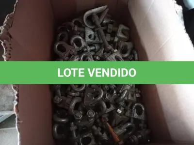 LOTE 340 - 01 LOTE COM VÁRIOS CLIPS PARA CABO DE AÇO 3/8”. (NO ESTADO) ATENÇÃO! FAZER A VISITAÇÃO ANTES DE ARREMATAR, NÃO SABEMOS SE FUNCIONA. LEILÃO NÃO TEM GARANTIA E NEM DEVOLUÇÃO, SUJEITO A POSSÍVEIS AVARIAS VISÍVEIS/OCULTAS E/OU AUSÊNCIA DE COMPONENTES.