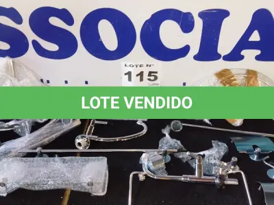 LOTE 115 - ACESSÓRIOS DE BANHEIRO DIVERSOS (NO ESTADO, NÃO SABEMOS SE FUNCIONA. LEILÃO NÃO TEM GARANTIA E NEM DEVOLUÇÃO, SUJEITO A POSSÍVEIS AVARIAS VISÍVEIS/OCULTAS E/OU AUSÊNCIA DE COMPONENTES)