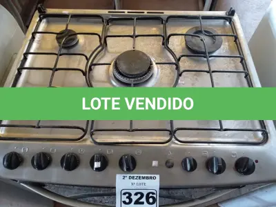 LOTE 326 - 01 FOGÃO A GÁS 05 BOCAS INCOMPLETO. (NO ESTADO) ATENÇÃO! FAZER A VISITAÇÃO ANTES DE ARREMATAR, NÃO SABEMOS SE FUNCIONA. LEILÃO NÃO TEM GARANTIA E NEM DEVOLUÇÃO, SUJEITO A POSSÍVEIS AVARIAS VISÍVEIS/OCULTAS E/OU AUSÊNCIA DE COMPONENTES.