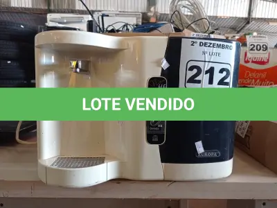 LOTE 212 - 01 PURIFICADOR DE ÁGUA REFRIGERADO MARCA EUROPA 220V. (NO ESTADO) ATENÇÃO! FAZER A VISITAÇÃO ANTES DE ARREMATAR, NÃO SABEMOS SE FUNCIONA. LEILÃO NÃO TEM GARANTIA E NEM DEVOLUÇÃO, SUJEITO A POSSÍVEIS AVARIAS VISÍVEIS/OCULTAS E/OU AUSÊNCIA DE COMPONENTES.