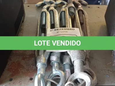 LOTE 337 - 05 ESTICADORES PARA CABO DE AÇO. (NO ESTADO) ATENÇÃO! FAZER A VISITAÇÃO ANTES DE ARREMATAR, NÃO SABEMOS SE FUNCIONA. LEILÃO NÃO TEM GARANTIA E NEM DEVOLUÇÃO, SUJEITO A POSSÍVEIS AVARIAS VISÍVEIS/OCULTAS E/OU AUSÊNCIA DE COMPONENTES.