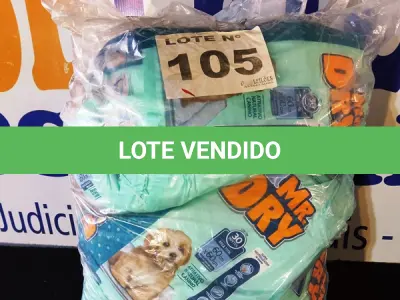 LOTE 105 - 06 – PACOTES TAPETES HIGIÊNICO PARA PETS (NO ESTADO, NÃO SABEMOS SE FUNCIONA. LEILÃO NÃO TEM GARANTIA E NEM DEVOLUÇÃO, SUJEITO A POSSÍVEIS AVARIAS VISÍVEIS/OCULTAS E/OU AUSÊNCIA DE COMPONENTES)