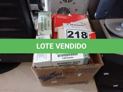 LOTE 218 - 01 LOTE COM GRANDE QUANTIDADE DE GRAMPOS MARCAS E MODELOS DIVERSOS. (NO ESTADO) ATENÇÃO! FAZER A VISITAÇÃO ANTES DE ARREMATAR, NÃO SABEMOS SE FUNCIONA. LEILÃO NÃO TEM GARANTIA E NEM DEVOLUÇÃO, SUJEITO A POSSÍVEIS AVARIAS VISÍVEIS/OCULTAS E/OU AUSÊNCIA DE COMPONENTES.