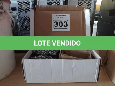 LOTE 303 - 01 LOTE COM GRANDE QUANTIDADE DE ARREBITES DIVERSOS. (NO ESTADO) ATENÇÃO! FAZER A VISITAÇÃO ANTES DE ARREMATAR, NÃO SABEMOS SE FUNCIONA. LEILÃO NÃO TEM GARANTIA E NEM DEVOLUÇÃO, SUJEITO A POSSÍVEIS AVARIAS VISÍVEIS/OCULTAS E/OU AUSÊNCIA DE COMPONENTES.