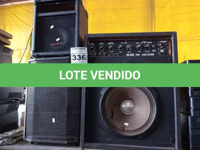 LOTE 336 - 03 CAIXAS DE SOM MARCAS E MODELOS DIVERSOS. (NO ESTADO) ATENÇÃO! FAZER A VISITAÇÃO ANTES DE ARREMATAR, NÃO SABEMOS SE FUNCIONA. LEILÃO NÃO TEM GARANTIA E NEM DEVOLUÇÃO, SUJEITO A POSSÍVEIS AVARIAS VISÍVEIS/OCULTAS E/OU AUSÊNCIA DE COMPONENTES.
