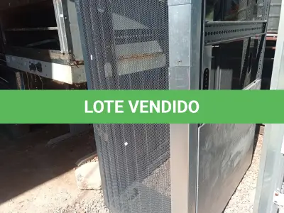LOTE 491 - 01 RACK PARA EQUIPAMENTOS DE TELECOMUNICAÇÕES. (NO ESTADO) ATENÇÃO! FAZER A VISITAÇÃO ANTES DE ARREMATAR, NÃO SABEMOS SE FUNCIONA. LEILÃO NÃO TEM GARANTIA E NEM DEVOLUÇÃO, SUJEITO A POSSÍVEIS AVARIAS VISÍVEIS/OCULTAS E/OU AUSÊNCIA DE COMPONENTES.
