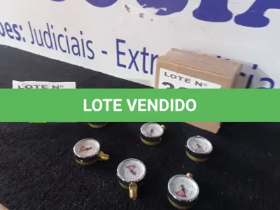 LOTE 325 - 07 – MANÔMETROS (NO ESTADO, NÃO SABEMOS SE FUNCIONA. LEILÃO NÃO TEM GARANTIA E NEM DEVOLUÇÃO, SUJEITO A POSSÍVEIS AVARIAS VISÍVEIS/OCULTAS E/OU AUSÊNCIA DE COMPONENTES)