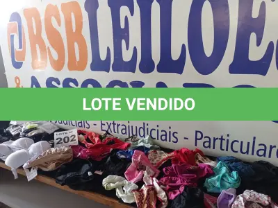 LOTE 202 - 62 – PEÇAS INTIMAS FEMININAS (APROXIMADAMENTE)(NO ESTADO, NÃO SABEMOS SE FUNCIONA. LEILÃO NÃO TEM GARANTIA E NEM DEVOLUÇÃO, SUJEITO A POSSÍVEIS AVARIAS VISÍVEIS/OCULTAS E/OU AUSÊNCIA DE COMPONENTES)