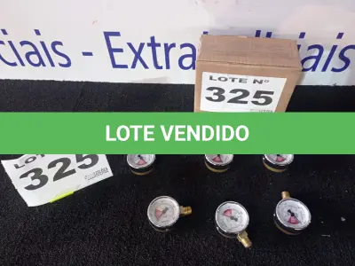 LOTE 325 - 07 – MANÔMETROS (NO ESTADO, NÃO SABEMOS SE FUNCIONA. LEILÃO NÃO TEM GARANTIA E NEM DEVOLUÇÃO, SUJEITO A POSSÍVEIS AVARIAS VISÍVEIS/OCULTAS E/OU AUSÊNCIA DE COMPONENTES)