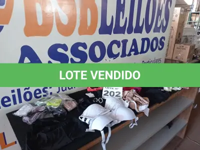 LOTE 202 - 62 – PEÇAS INTIMAS FEMININAS (APROXIMADAMENTE)(NO ESTADO, NÃO SABEMOS SE FUNCIONA. LEILÃO NÃO TEM GARANTIA E NEM DEVOLUÇÃO, SUJEITO A POSSÍVEIS AVARIAS VISÍVEIS/OCULTAS E/OU AUSÊNCIA DE COMPONENTES)