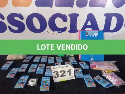LOTE 321 - 30 - ITENS DE PAPELARIA DIVERSOS  (APROXIMADAMENTE)(NO ESTADO, NÃO SABEMOS SE FUNCIONA. LEILÃO NÃO TEM GARANTIA E NEM DEVOLUÇÃO, SUJEITO A POSSÍVEIS AVARIAS VISÍVEIS/OCULTAS E/OU AUSÊNCIA DE COMPONENTES)