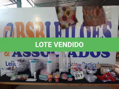 LOTE 331 - 130 – ITENS DOMÉSTICO DIVERSOS (APROXIMADAMENTE)(NO ESTADO, NÃO SABEMOS SE FUNCIONA. LEILÃO NÃO TEM GARANTIA E NEM DEVOLUÇÃO, SUJEITO A POSSÍVEIS AVARIAS VISÍVEIS/OCULTAS E/OU AUSÊNCIA DE COMPONENTES)