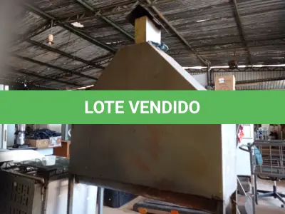 LOTE 468 - 01 CHURRASQUEIRA PARA ESPETINHOS. (NO ESTADO) ATENÇÃO! FAZER A VISITAÇÃO ANTES DE ARREMATAR, NÃO SABEMOS SE FUNCIONA. LEILÃO NÃO TEM GARANTIA E NEM DEVOLUÇÃO, SUJEITO A POSSÍVEIS AVARIAS VISÍVEIS/OCULTAS E/OU AUSÊNCIA DE COMPONENTES.