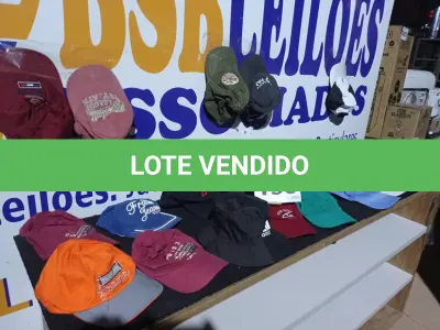 LOTE 190 - 21 – PEÇAS DE BONÉ MASCULINOS (APROXIMADAMENTE) (NO ESTADO, NÃO SABEMOS SE FUNCIONA. LEILÃO NÃO TEM GARANTIA E NEM DEVOLUÇÃO, SUJEITO A POSSÍVEIS AVARIAS VISÍVEIS/OCULTAS E/OU AUSÊNCIA DE COMPONENTES)