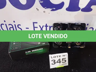 LOTE 345 - 01 - VÍDEO GAME STICK LITE COM 10.000 MIL JOGOS + 2 CONTROLES SEM FIO (NO ESTADO, NÃO SABEMOS SE FUNCIONA. LEILÃO NÃO TEM GARANTIA E NEM DEVOLUÇÃO, SUJEITO A POSSÍVEIS AVARIAS VISÍVEIS/OCULTAS E/OU AUSÊNCIA DE COMPONENTES)
