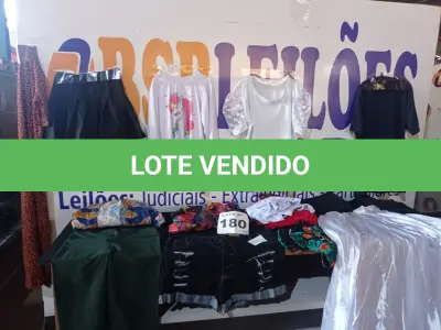 LOTE 180 - 28 – PEÇAS DE ROUPAS FEMININAS (APROXIMADAMENTE)(NO ESTADO, NÃO SABEMOS SE FUNCIONA. LEILÃO NÃO TEM GARANTIA E NEM DEVOLUÇÃO, SUJEITO A POSSÍVEIS AVARIAS VISÍVEIS/OCULTAS E/OU AUSÊNCIA DE COMPONENTES)