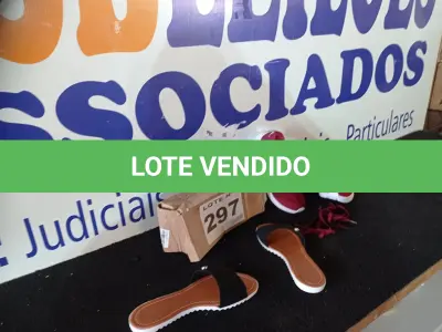 LOTE 297 - 02 – PARES DE CALÇADOS FEMININOS Nº 37 (NO ESTADO, NÃO SABEMOS SE FUNCIONA. LEILÃO NÃO TEM GARANTIA E NEM DEVOLUÇÃO, SUJEITO A POSSÍVEIS AVARIAS VISÍVEIS/OCULTAS E/OU AUSÊNCIA DE COMPONENTES)