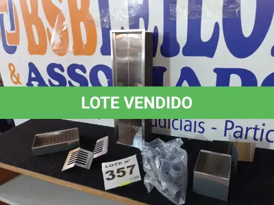 LOTE 357 - 01 - CALHA CANAL ORGANIZADOR ESCORREDOR ÚMIDA INOX STILLUS HOME (NO ESTADO, NÃO SABEMOS SE FUNCIONA. LEILÃO NÃO TEM GARANTIA E NEM DEVOLUÇÃO, SUJEITO A POSSÍVEIS AVARIAS VISÍVEIS/OCULTAS E/OU AUSÊNCIA DE COMPONENTES)