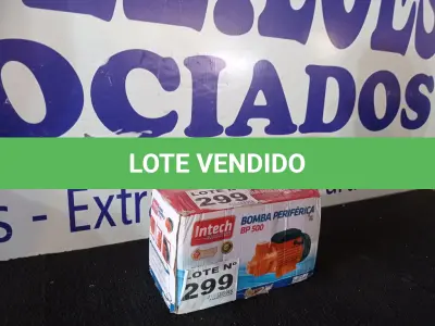 LOTE 299 - 01 - BOMBA PERIFÉRICA BP500-220VOLTS (NO ESTADO, NÃO SABEMOS SE FUNCIONA. LEILÃO NÃO TEM GARANTIA E NEM DEVOLUÇÃO, SUJEITO A POSSÍVEIS AVARIAS VISÍVEIS/OCULTAS E/OU AUSÊNCIA DE COMPONENTES)