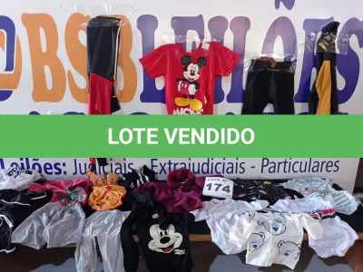 LOTE 174 - 42 – PEÇAS DE ROUPAS INFANTIS  (APROXIMADAMENTE)(NO ESTADO, NÃO SABEMOS SE FUNCIONA. LEILÃO NÃO TEM GARANTIA E NEM DEVOLUÇÃO, SUJEITO A POSSÍVEIS AVARIAS VISÍVEIS/OCULTAS E/OU AUSÊNCIA DE COMPONENTES)