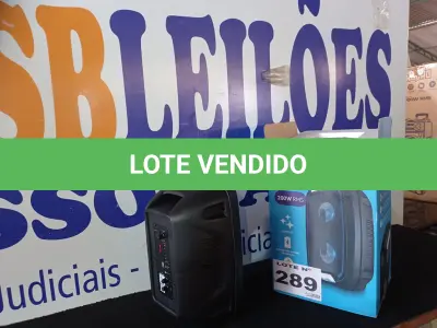 LOTE 289 - 01 - CAIXA DE SOM MINI TORRE PARTY TWS BLUETOOTH MULTILASER (NO ESTADO, NÃO SABEMOS SE FUNCIONA. LEILÃO NÃO TEM GARANTIA E NEM DEVOLUÇÃO, SUJEITO A POSSÍVEIS AVARIAS VISÍVEIS/OCULTAS E/OU AUSÊNCIA DE COMPONENTES)