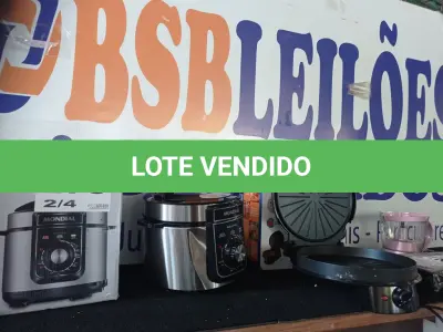 LOTE 270 - 01 – GRILL BRITÂNIA – ESPREMEDOR DE FRUTAS BRITANIA – 01 PANELA DE PRESSÃO ELÉTRICA MONDIAL – 01 FOGAREIRO 2 BOCAS (NO ESTADO, NÃO SABEMOS SE FUNCIONA. LEILÃO NÃO TEM GARANTIA E NEM DEVOLUÇÃO, SUJEITO A POSSÍVEIS AVARIAS VISÍVEIS/OCULTAS E/OU AUSÊNCIA DE COMPONENTES)