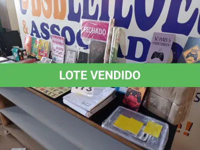 LOTE 173 - 55 – ITENS DE PAPELARIA DIVERSOS (APROXIMADAMENTE) (NO ESTADO, NÃO SABEMOS SE FUNCIONA. LEILÃO NÃO TEM GARANTIA E NEM DEVOLUÇÃO, SUJEITO A POSSÍVEIS AVARIAS VISÍVEIS/OCULTAS E/OU AUSÊNCIA DE COMPONENTES)