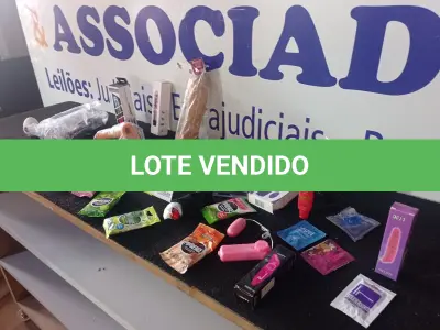 LOTE 319 - 29 – ITENS SEX SHOP DIVERSOS (APROXIMADAMENTE) (NO ESTADO, NÃO SABEMOS SE FUNCIONA. LEILÃO NÃO TEM GARANTIA E NEM DEVOLUÇÃO, SUJEITO A POSSÍVEIS AVARIAS VISÍVEIS/OCULTAS E/OU AUSÊNCIA DE COMPONENTES)