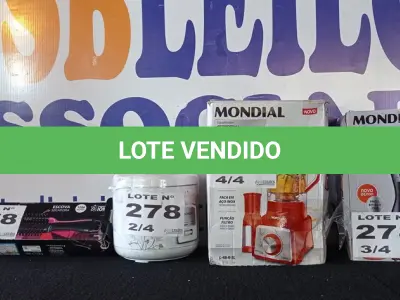 LOTE 278 - 01 – CAFETERIA MONDIAL – 01 LIQUIDIFICADOR MONDIAL – 01 ESCOVA SECADORA BRITANIA – 01 PANELA DE ELÉTRICA MONDIAL (NO ESTADO, NÃO SABEMOS SE FUNCIONA. LEILÃO NÃO TEM GARANTIA E NEM DEVOLUÇÃO, SUJEITO A POSSÍVEIS AVARIAS VISÍVEIS/OCULTAS E/OU AUSÊNCIA DE COMPONENTES)