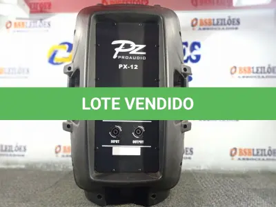 LOTE 295 - 01 CAIXA DE SOM PASSIVA PRO ÁUDIO PX-12 (NO ESTADO) ATENÇÃO! FAZER A VISITAÇÃO ANTES DE ARREMATAR, NÃO SABEMOS SE FUNCIONA. LEILÃO NÃO TEM GARANTIA E NEM DEVOLUÇÃO, SUJEITO A POSSÍVEIS AVARIAS VISÍVEIS/OCULTAS E/OU AUSÊNCIA DE COMPONENTES.