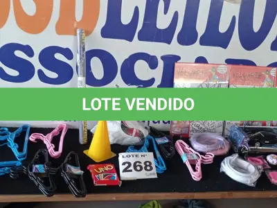 LOTE 268 - 50 ITENS INFANTIS DIVERSOS (APROXIMADAMENTE)(NO ESTADO, NÃO SABEMOS SE FUNCIONA. LEILÃO NÃO TEM GARANTIA E NEM DEVOLUÇÃO, SUJEITO A POSSÍVEIS AVARIAS VISÍVEIS/OCULTAS E/OU AUSÊNCIA DE COMPONENTES)