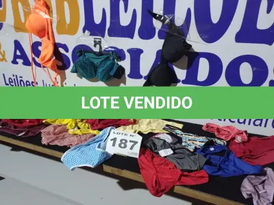 LOTE 187 - 90 – PEÇAS INTIMAS FEMININAS (APROXIMADAMENTE) (NO ESTADO, NÃO SABEMOS SE FUNCIONA. LEILÃO NÃO TEM GARANTIA E NEM DEVOLUÇÃO, SUJEITO A POSSÍVEIS AVARIAS VISÍVEIS/OCULTAS E/OU AUSÊNCIA DE COMPONENTES)