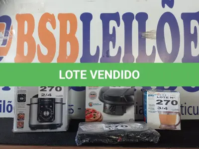 LOTE 270 - 01 – GRILL BRITÂNIA – ESPREMEDOR DE FRUTAS BRITANIA – 01 PANELA DE PRESSÃO ELÉTRICA MONDIAL – 01 FOGAREIRO 2 BOCAS (NO ESTADO, NÃO SABEMOS SE FUNCIONA. LEILÃO NÃO TEM GARANTIA E NEM DEVOLUÇÃO, SUJEITO A POSSÍVEIS AVARIAS VISÍVEIS/OCULTAS E/OU AUSÊNCIA DE COMPONENTES)